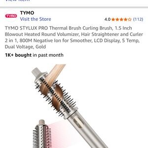 TYMO Thermal Brush Curling Iron